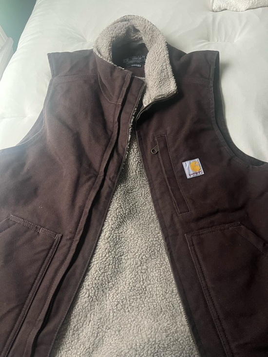 Carhartt Other - Carhartt Men’s Brown Sherpa-Lined Vest